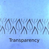 Glass Plate Bleached Blue