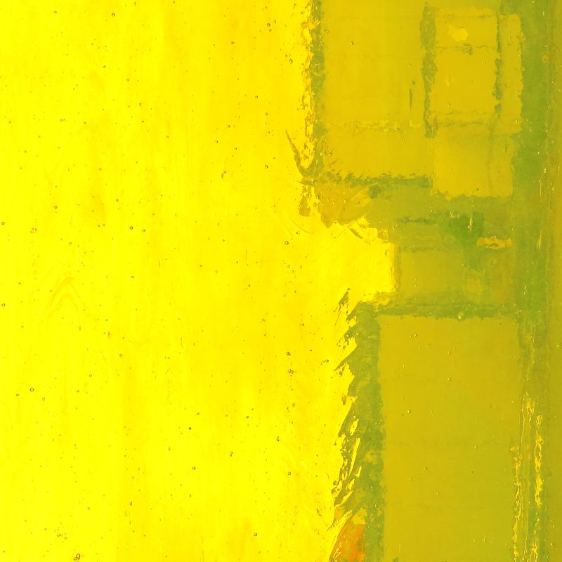 Glasplatte Gelb