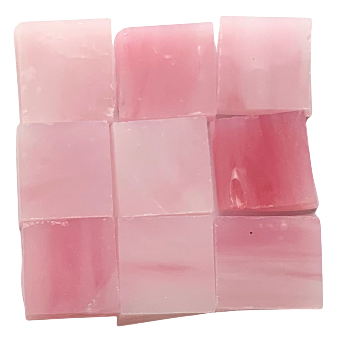 Glasmosaik Tiffany-Glas 15mm  Rose