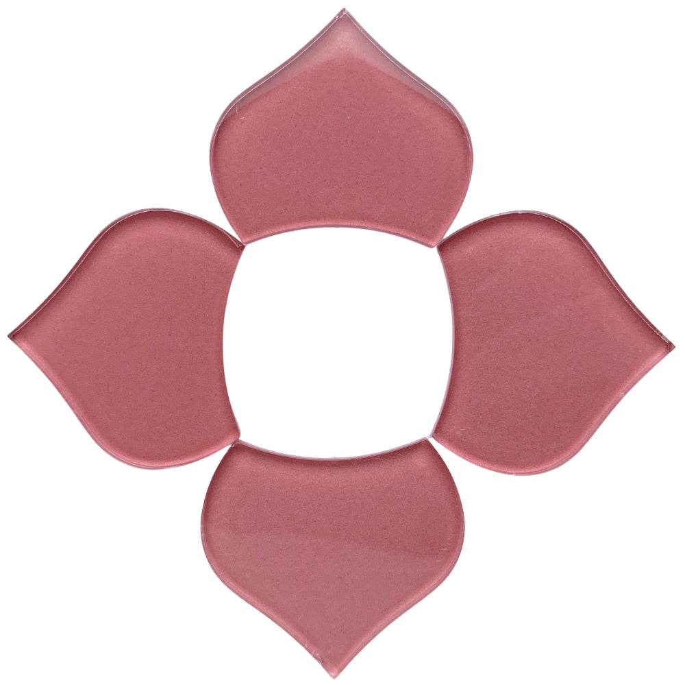 Velká růžová rybí šupina