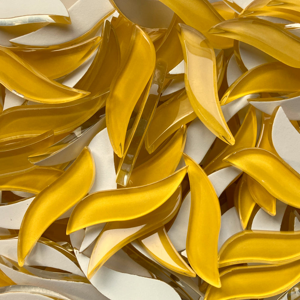 Vlnící se květinové okvětní lístky  Kukuřice