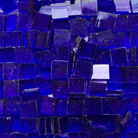 Glasmosaik Tiffany-Glas 10mm Ultramarin