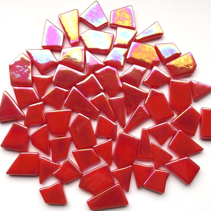 Ottoman Puzzle Duhově Oranžově červené