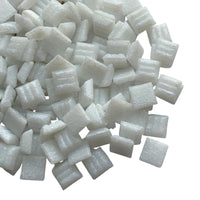 Verre Mosaique - glass mosaic -Glasmosaik-glasmozaïek-Glasmozaiek 10mm Ijswit - mosaicshop
