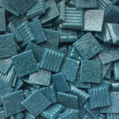 Glasmosaik Murano 20mm  Taubenblau