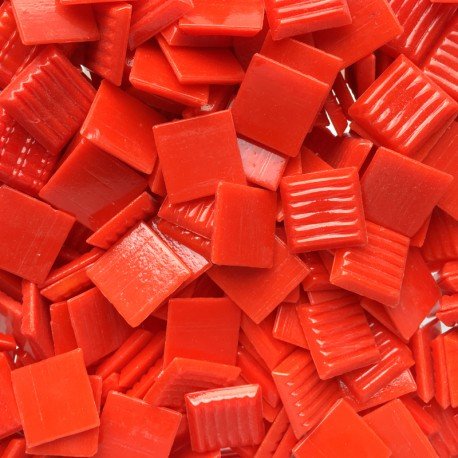 Glasmosaik Murano 20mm  Kaminrot