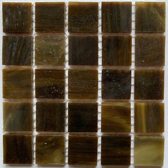 Glacier Tiffany Glass Mosaic 20mm  Oak