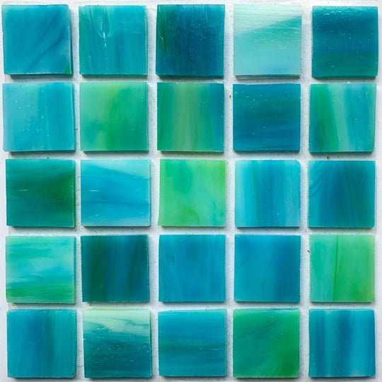 Glacier Tiffany Glass Mosaic 20mm  Parrotfish