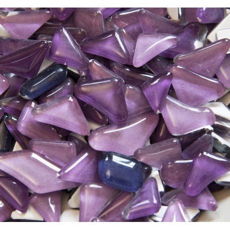 Soft-Glass  Purple Pansy Mix