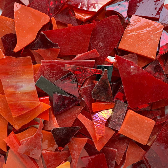 Crazy Paving  Fire Red Mix