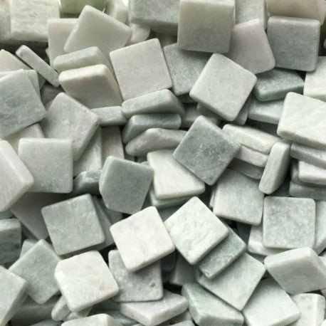 Verre Mosaique - glass mosaic -Glasmosaik-glasmozaïek-Marmer 15mm Verde Luz - mosaicshop