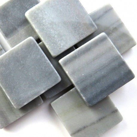 Verre Mosaique - glass mosaic -Glasmosaik-glasmozaïek-Marmer 20mm Linpi Blue - mosaicshop