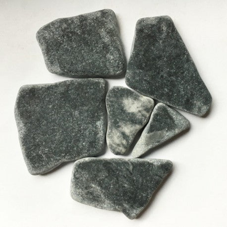 Verre Mosaique - glass mosaic -Glasmosaik-glasmozaïek-Marmer Polygoon Nero Lavica - mosaicshop