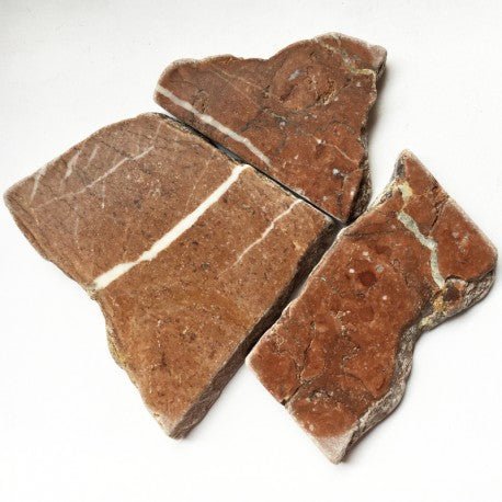 Verre Mosaique - glass mosaic -Glasmosaik-glasmozaïek-Marmer Polygoon Rose - mosaicshop