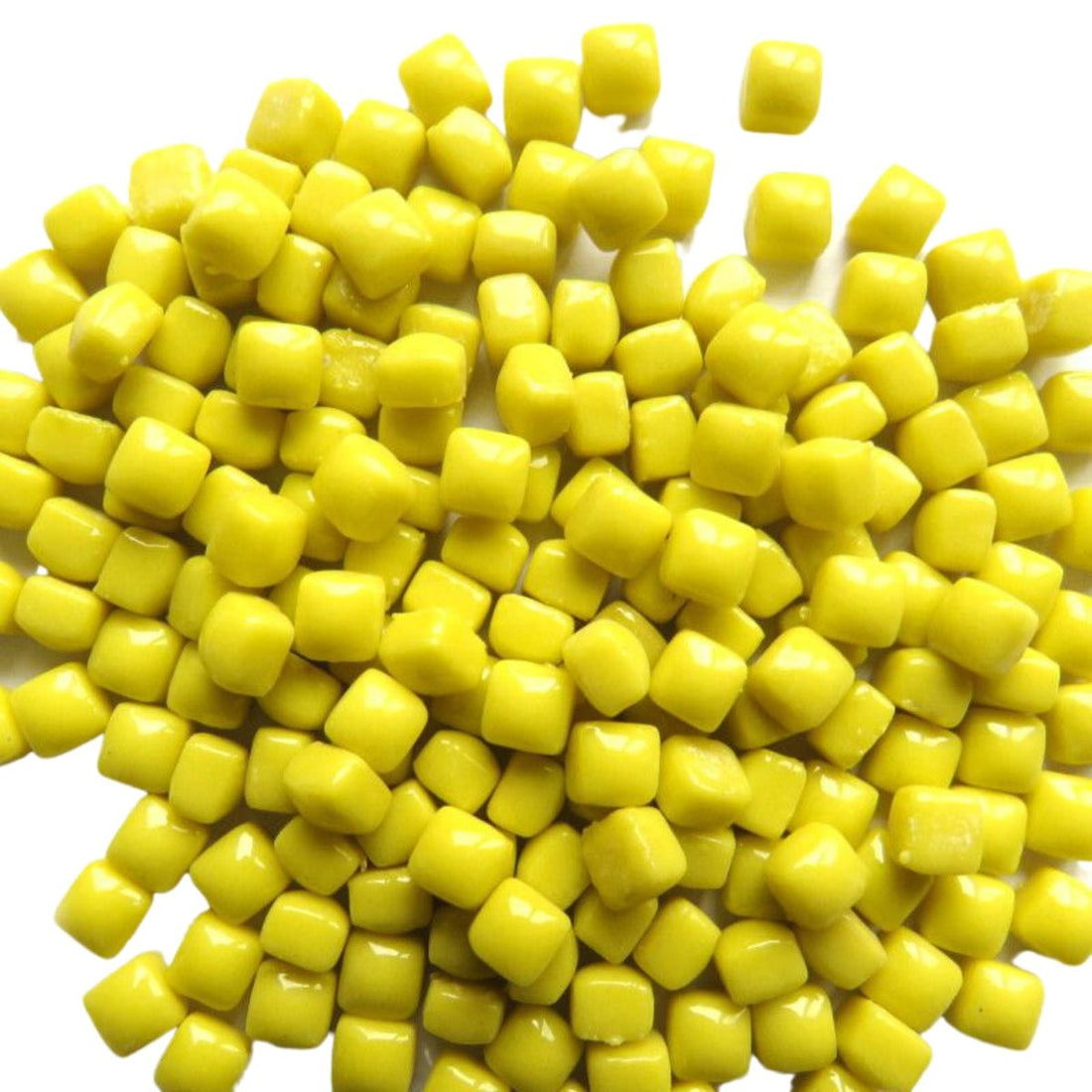 Verre Mosaique - glass mosaic -Glasmosaik-glasmozaïek-Micro Glasmozaiek 4,8mm Geel - mosaicshop