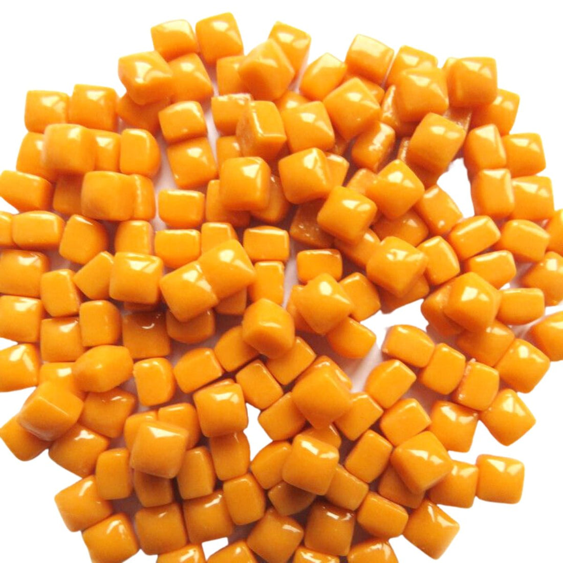 Verre Mosaique - glass mosaic -Glasmosaik-glasmozaïek-Micro Glasmozaiek 4,8mm Oranje - mosaicshop