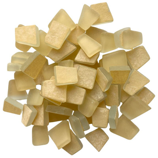 Plážové sklo Krémová