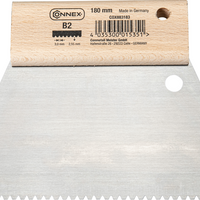 Connex – Zahnspachtel – 180 mm – B2 2,9 × 2,7 mm