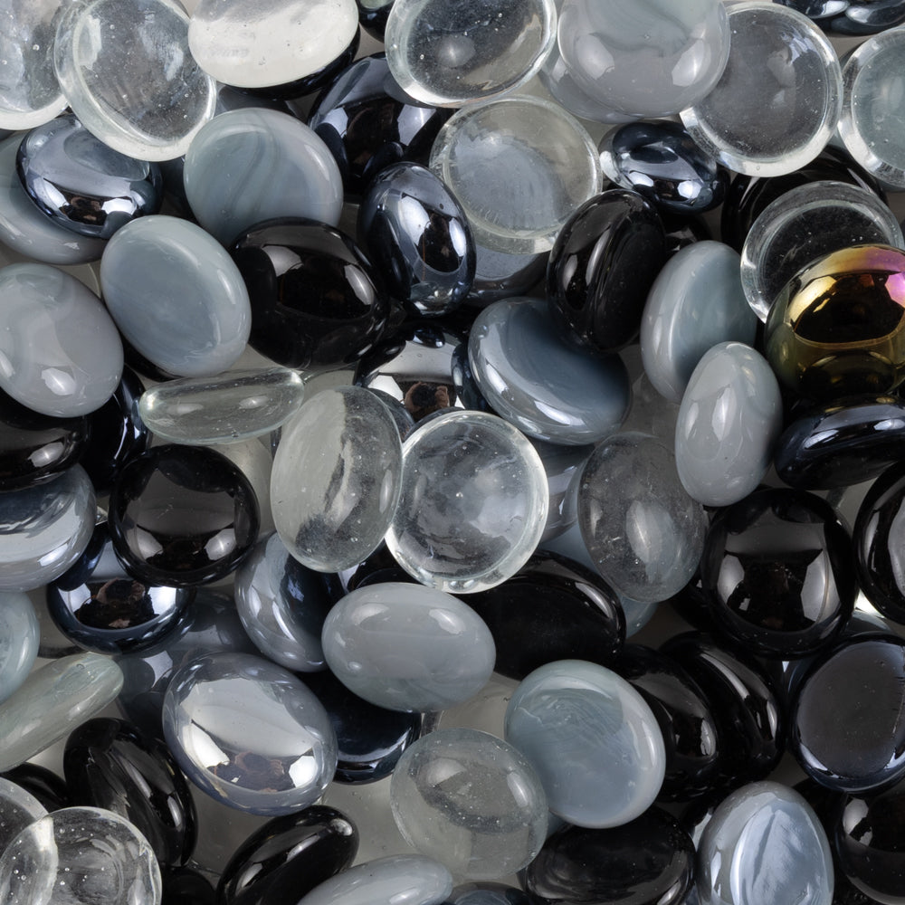 Glass Nuggets 16-20mm  Blue Mix