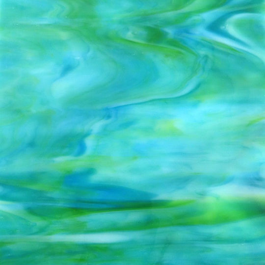 Skleněná deska zelenomodra Limetka Opál