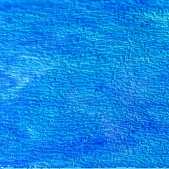 Glasplatte Türkis Wellen Gewellt