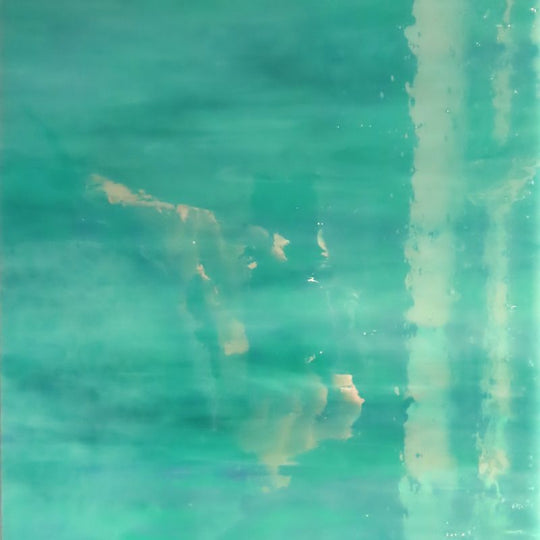 Skleněná deska Světle azurová Irizující