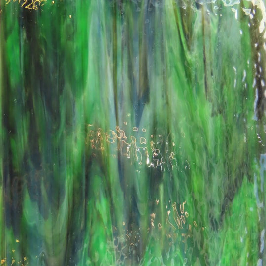 Skleněná deska zelená vlnitá