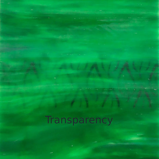 Skleněná deska poloviční zelená pruhovaná