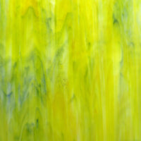 Glass Plate Chartreuse Marble