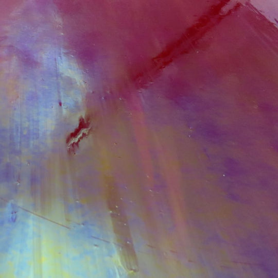 Glasplatte Roter Lack