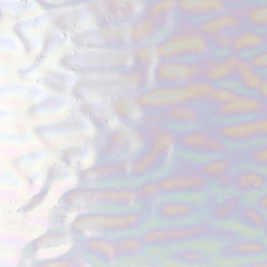 Glass Plate White Pearlescent