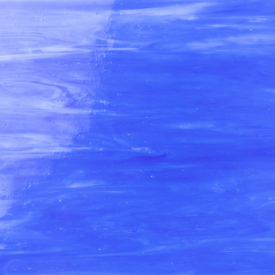 Glass Plate Mid Blue