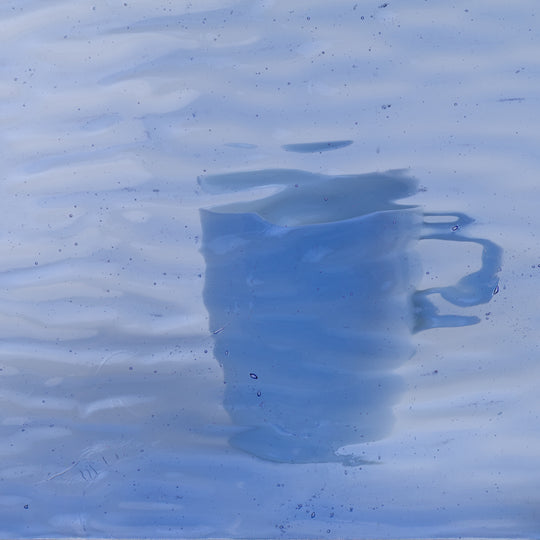 Glass Plate Pale Blue