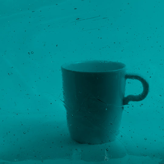 Glass Plate Deep Teal