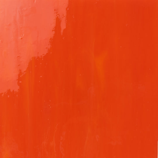 Glasplade Strålende Orange