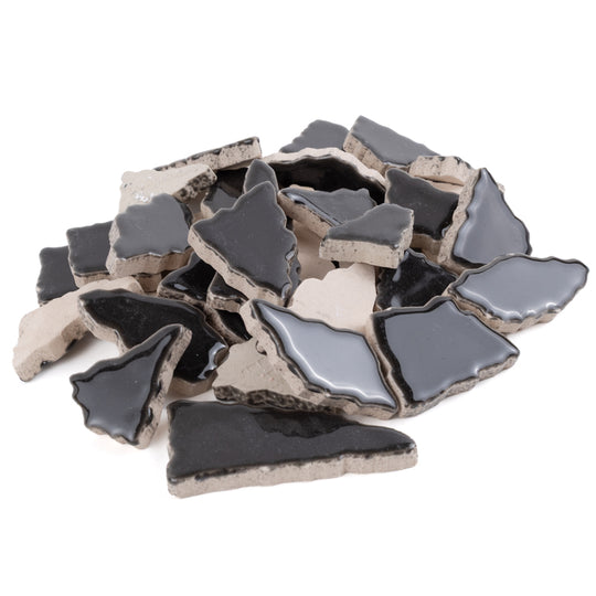 Keramické puzzle bílé