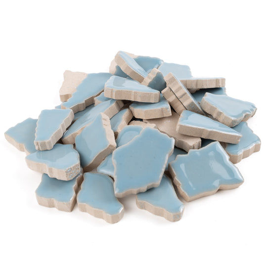 Keramické puzzle bílé