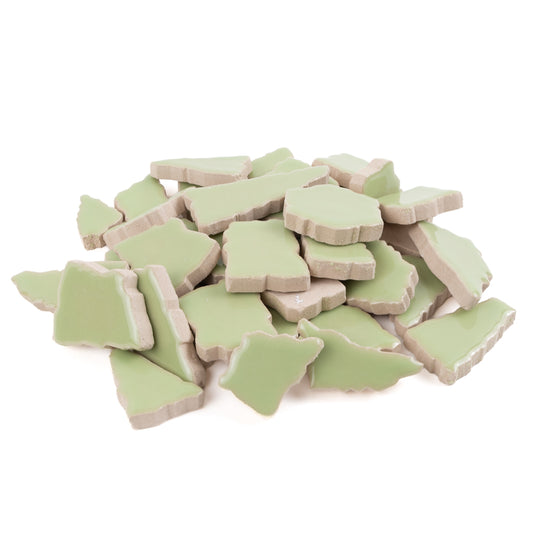 Keramické puzzle bílé