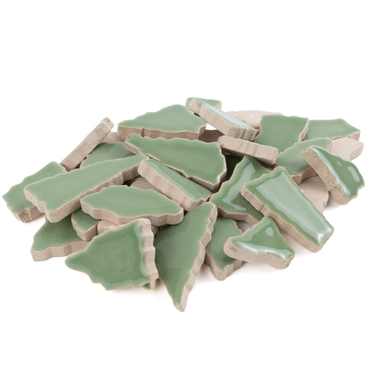 Keramické puzzle bílé