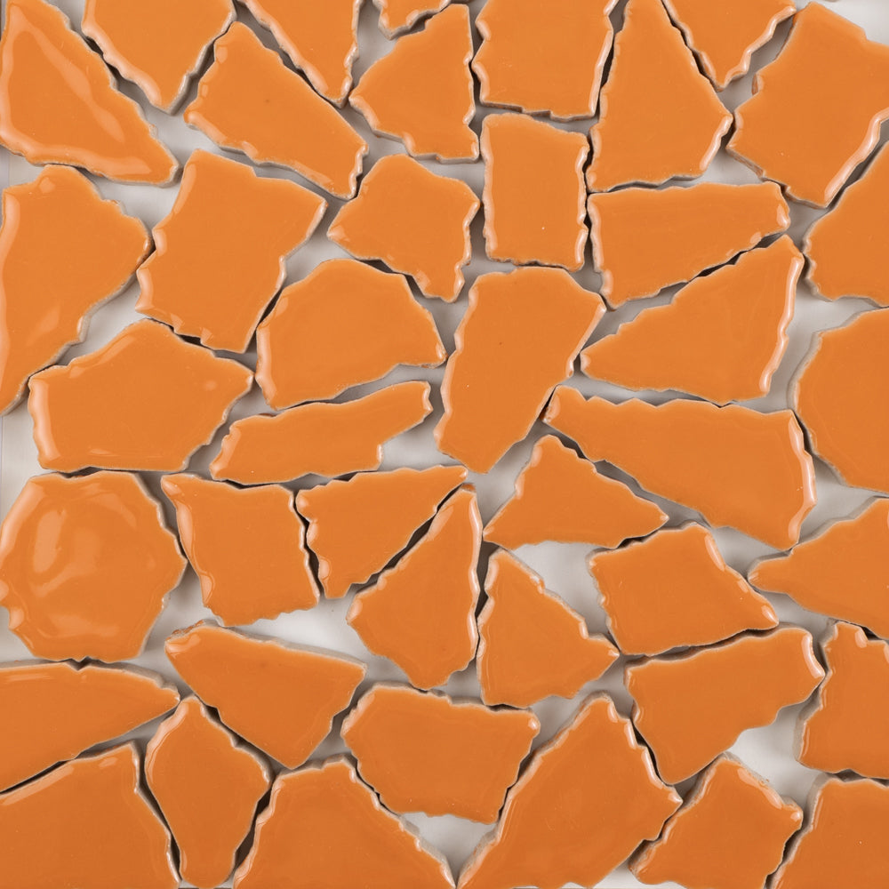 Keramik Mosaik Puzzle  Weiß