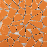 Keramik Mosaik Puzzle  Weiß