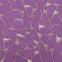 Keramik Mosaik Puzzle  Weiß