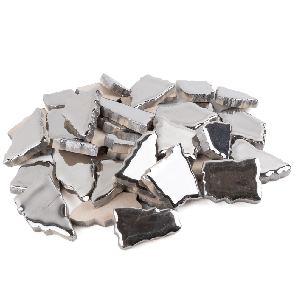 Keramické puzzle bílé