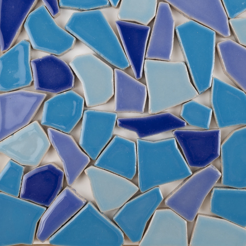 Keramické puzzle bílé