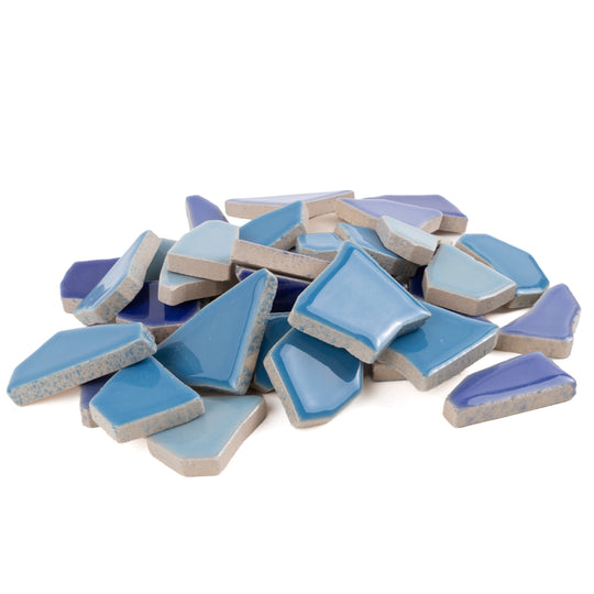 Keramické puzzle bílé