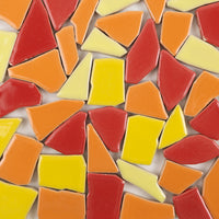 Keramické puzzle bílé