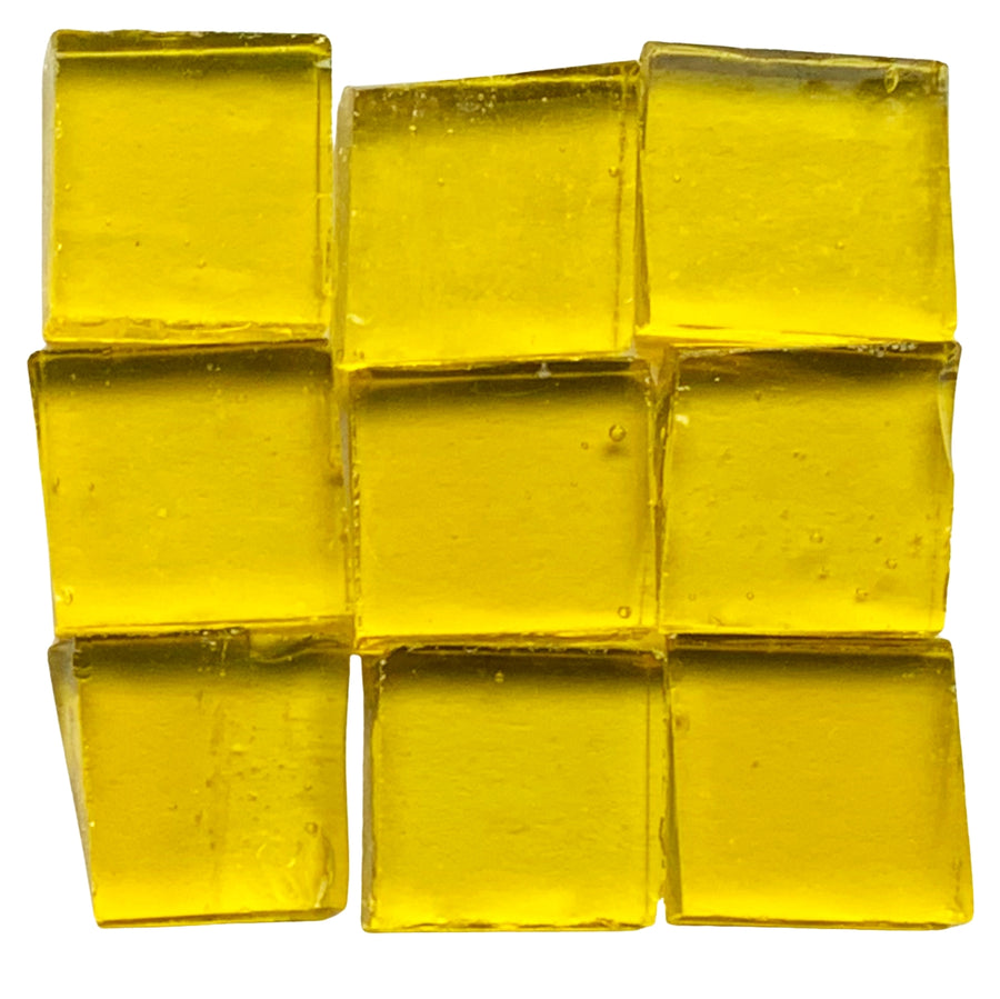 Glasmosaik Tiffany-Glas 10mm  Zitrone