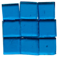 Glasmosaik Tiffany-Glas 15mm  Capriblau