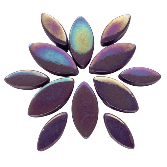 Ottoman Květinové okvětní plátky Perleť Magenta