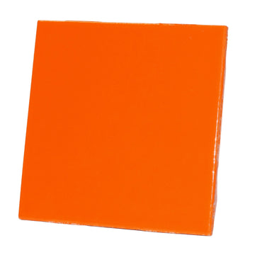 Porcelánová dlaždice oranžová 10cm